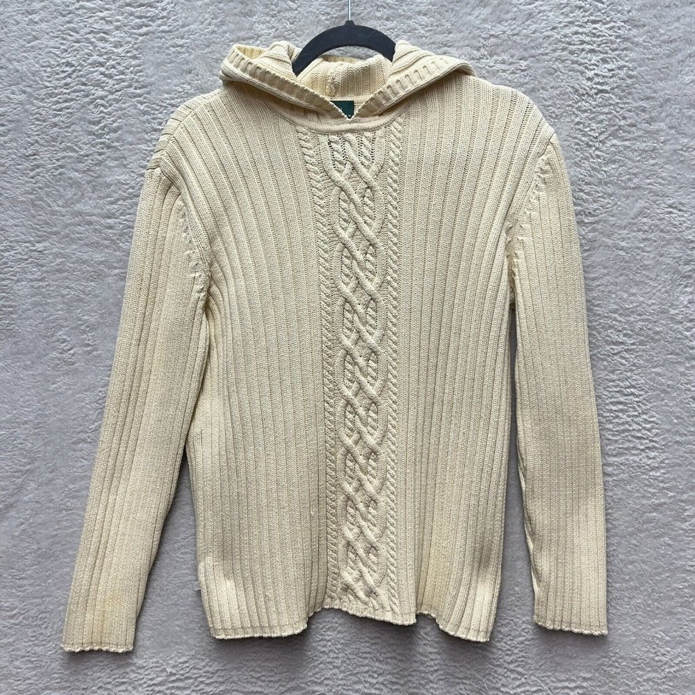 Lauren Ralph Lauren Cream Cable Knit Sweater